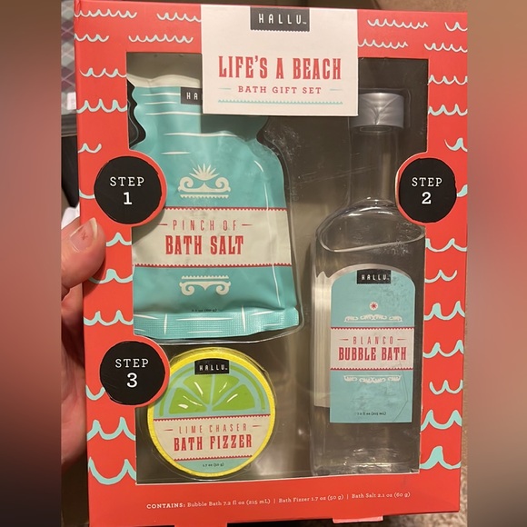 hallu Other - Bath set Life’s a Beach bath set